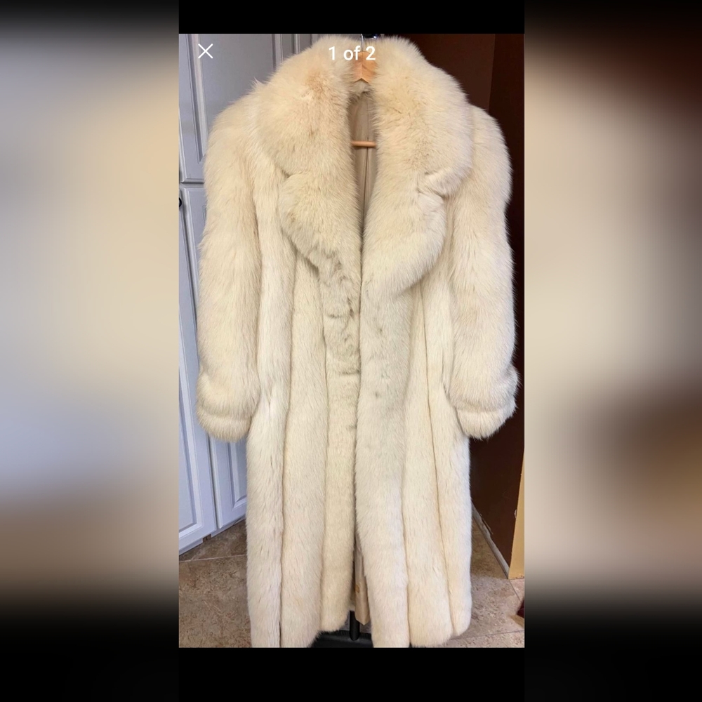 Fox fur coat
